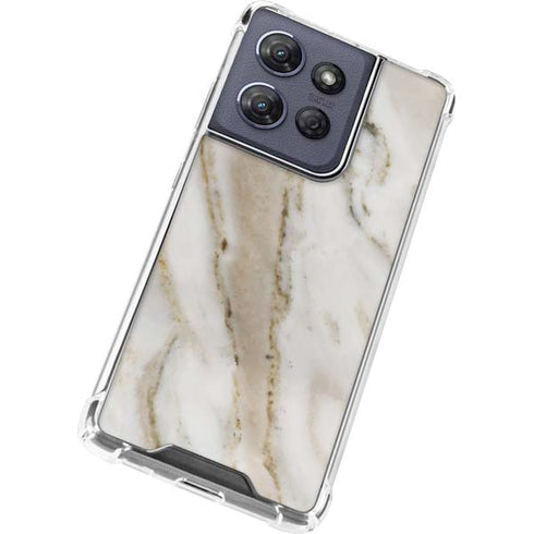 Vanilla Marble Moto G Stylus 5G (2025) Clear Case