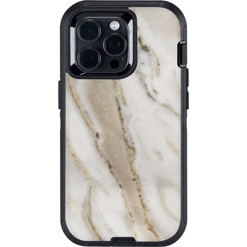 Vanilla Marble Otterbox Defender iPhone Skin