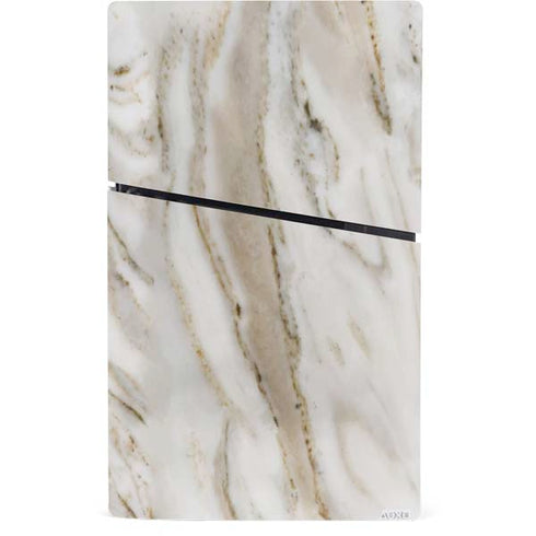 Vanilla Marble PS5 Slim Digital Edition Console Skin