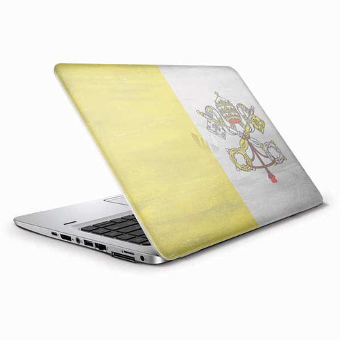 Vatican City Flag Distressed HP Elitebook Skin