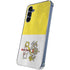 Vatican City Flag Distressed Galaxy A35 5G Clear Case