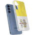 Vatican City Flag Distressed Galaxy A35 5G Clear Case