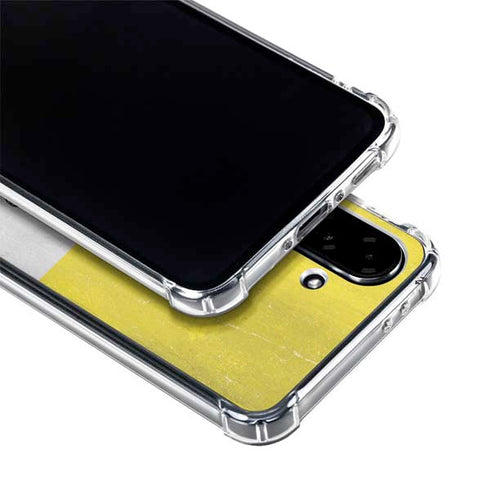 Vatican City Flag Distressed Galaxy A36 5G Clear Case