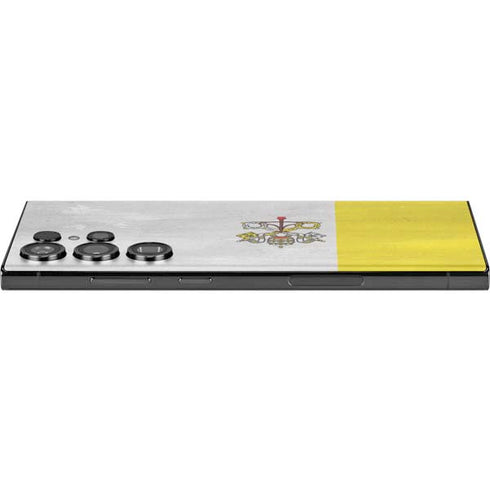 Vatican City Flag Distressed Galaxy Skins