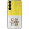 Vatican City Flag Distressed Galaxy S25 Plus Skin
