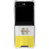 Vatican City Flag Distressed Galaxy Z Flip6 Clear Case