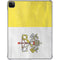Vatican City Flag Distressed iPad Pro 11in (2024) Clear Case