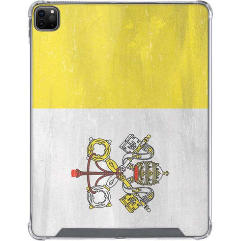 Vatican City Flag Distressed iPad Cases
