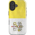 Vatican City Flag Distressed iPhone 16 Impact Case