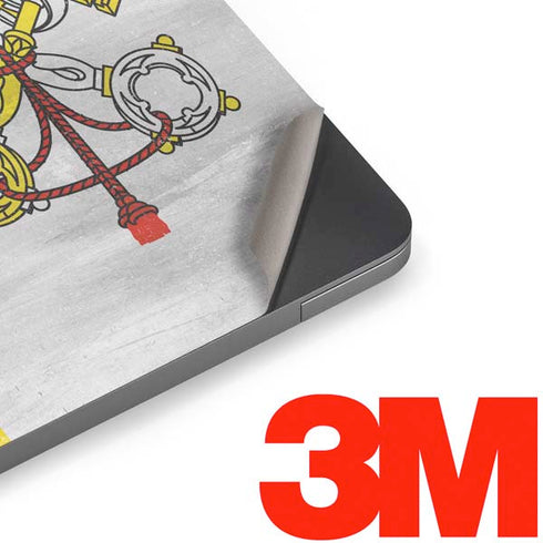 Vatican City Flag Distressed Apple MacBook Air Skin