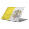 Vatican City Flag Distressed Apple MacBook Pro 16-inch Skin