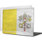 Vatican City Flag Distressed MacBook Cases