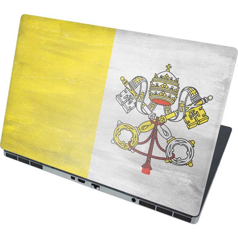 Vatican City Flag Distressed Dell Precision Skin