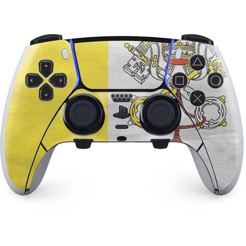 Vatican City Flag Distressed PlayStation PS5 Skins