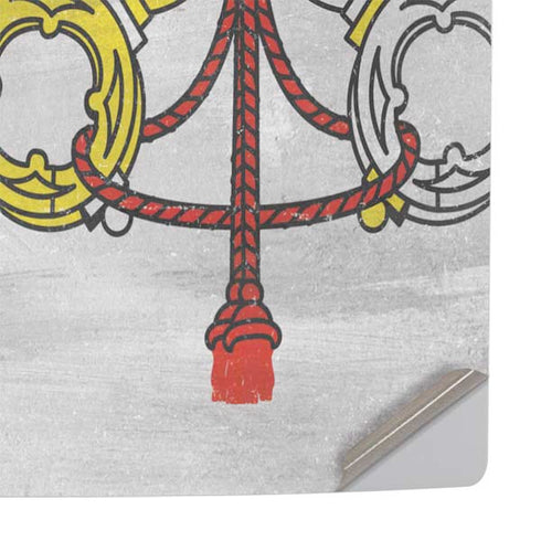 Vatican City Flag Distressed PS5 Pro Console Skin