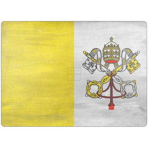 Vatican City Flag Distressed Surface Laptop 7 13.8in Skin