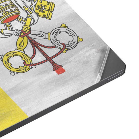 Vatican City Flag Distressed Surface Laptop 7 15in Skin