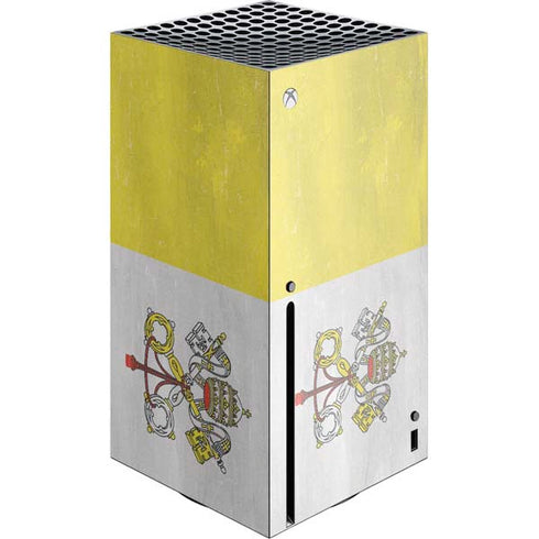 Vatican City Flag Distressed Xbox Series X Skins