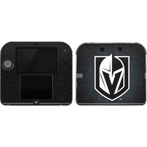 NHL Vegas Golden Knights Black Background Nintendo Skins