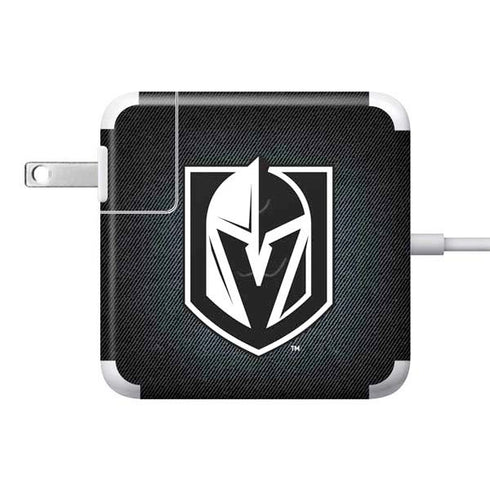 NHL Vegas Golden Knights Black Background 85W Power Adapter (15 and 17 inch MacBook Pro Charger) Skin