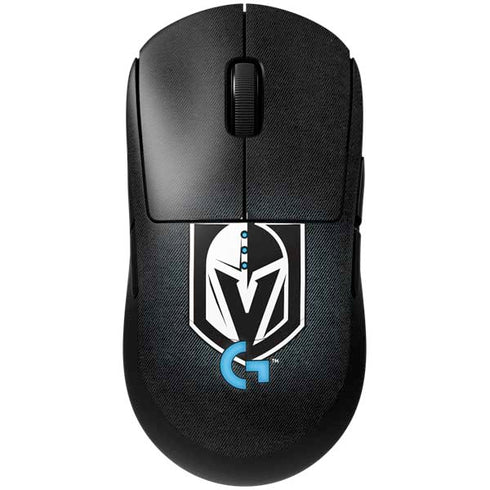 NHL Vegas Golden Knights Black Background G Pro Wireless Gaming Mouse Skin