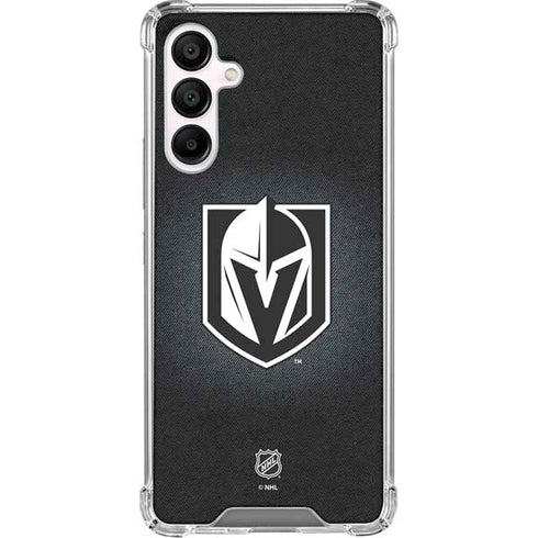 NHL Vegas Golden Knights Black Background Galaxy A16 5G Clear Case