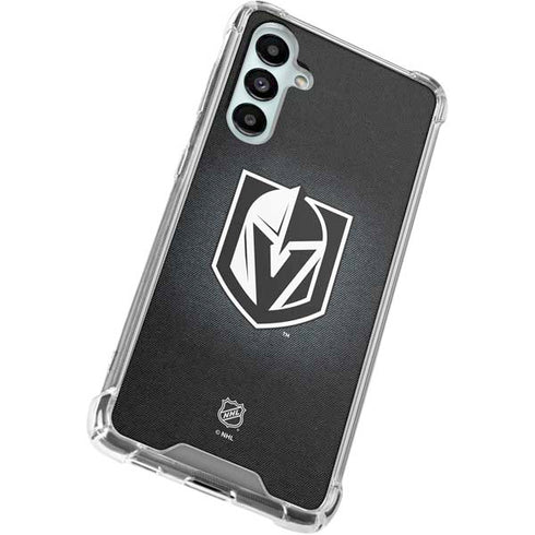 NHL Vegas Golden Knights Black Background Galaxy A16 5G Clear Case