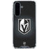 NHL Vegas Golden Knights Black Background Galaxy A36 5G Clear Case
