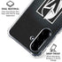 NHL Vegas Golden Knights Black Background Galaxy A36 5G Clear Case