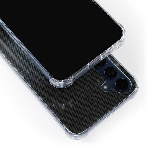 NHL Vegas Golden Knights Black Background Galaxy A55 5G Clear Case