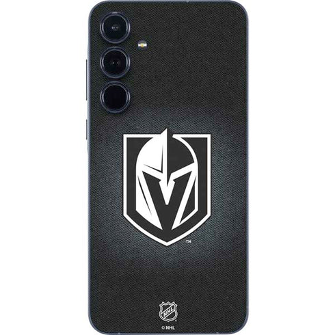 NHL Vegas Golden Knights Black Background Galaxy A55 5G Skin