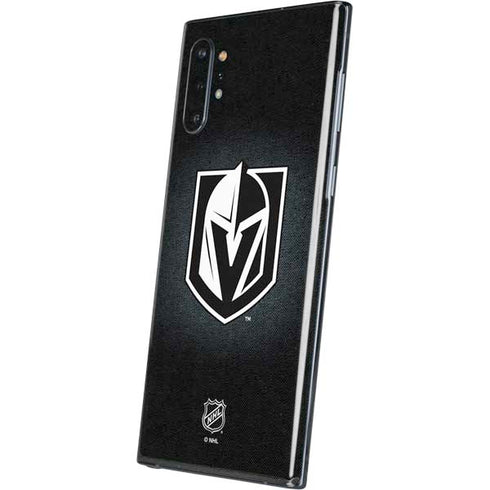 NHL Vegas Golden Knights Black Background Galaxy Note 10 Plus Skin