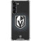NHL Vegas Golden Knights Black Background Galaxy S24 FE Clear Case