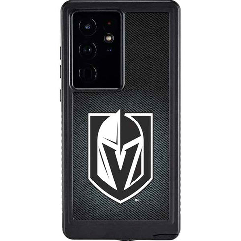 NHL Vegas Golden Knights Black Background Galaxy S24 Ultra Waterproof Case