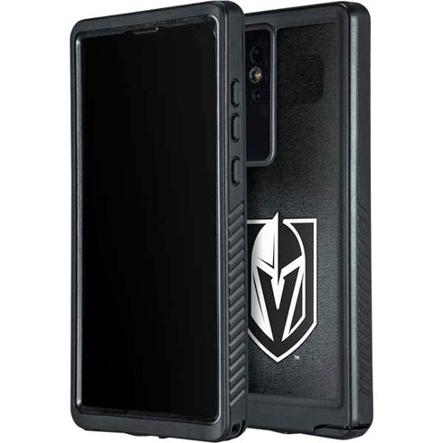 NHL Vegas Golden Knights Black Background Galaxy S24 Ultra Waterproof Case