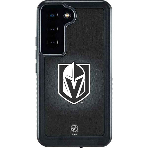 NHL Vegas Golden Knights Black Background Galaxy S24 Waterproof Case