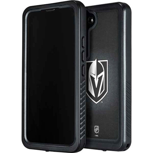 NHL Vegas Golden Knights Black Background Galaxy S24 Waterproof Case