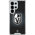 NHL Vegas Golden Knights Black Background Galaxy S25 Ultra Clear Case