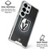 NHL Vegas Golden Knights Black Background Galaxy S25 Ultra Clear Case