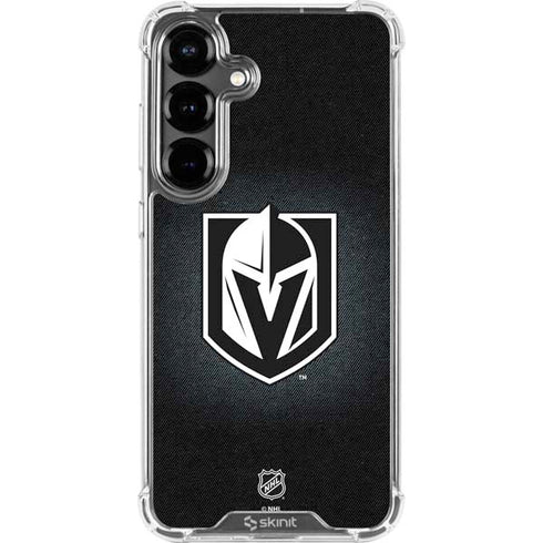 NHL Vegas Golden Knights Black Background Galaxy S26 Plus Clear Case