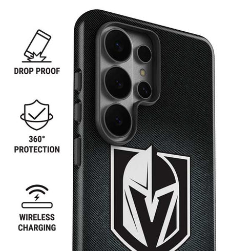 NHL Vegas Golden Knights Black Background Galaxy S26 Ultra Impact Case