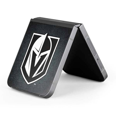 NHL Vegas Golden Knights Black Background Galaxy Z Flip6 Skin