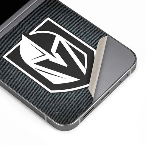 NHL Vegas Golden Knights Black Background Galaxy Z Flip6 Skin