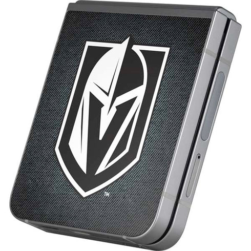 NHL Vegas Golden Knights Black Background Galaxy Z Flip6 Skin