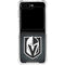 NHL Vegas Golden Knights Black Background Galaxy Z Flip6 Clear Case