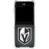 NHL Vegas Golden Knights Black Background Galaxy Z Flip6 Clear Case