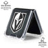 NHL Vegas Golden Knights Black Background Galaxy Z Flip6 Clear Case