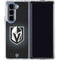 NHL Vegas Golden Knights Black Background Galaxy Z Fold5 5G Clear Case
