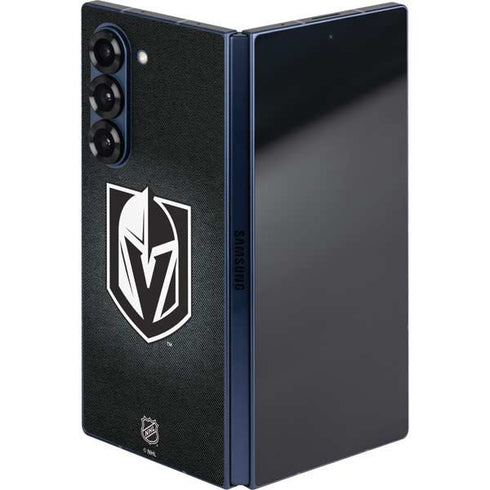 NHL Vegas Golden Knights Black Background Galaxy Z Fold6 Skin