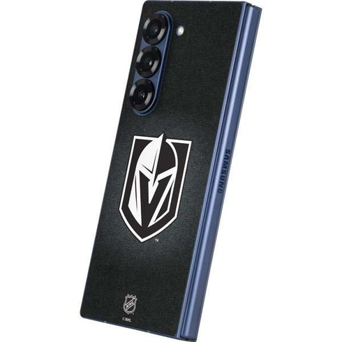 NHL Vegas Golden Knights Black Background Galaxy Z Fold6 Skin